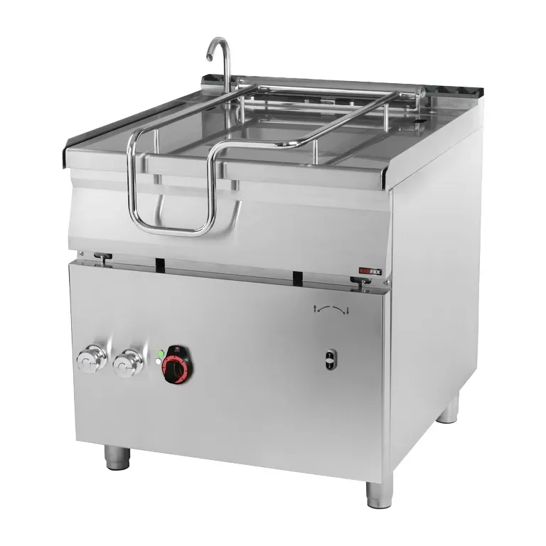 Livraison Express Sauteuse basculante professionnelle auto électrique cuve 80 l fond en inox