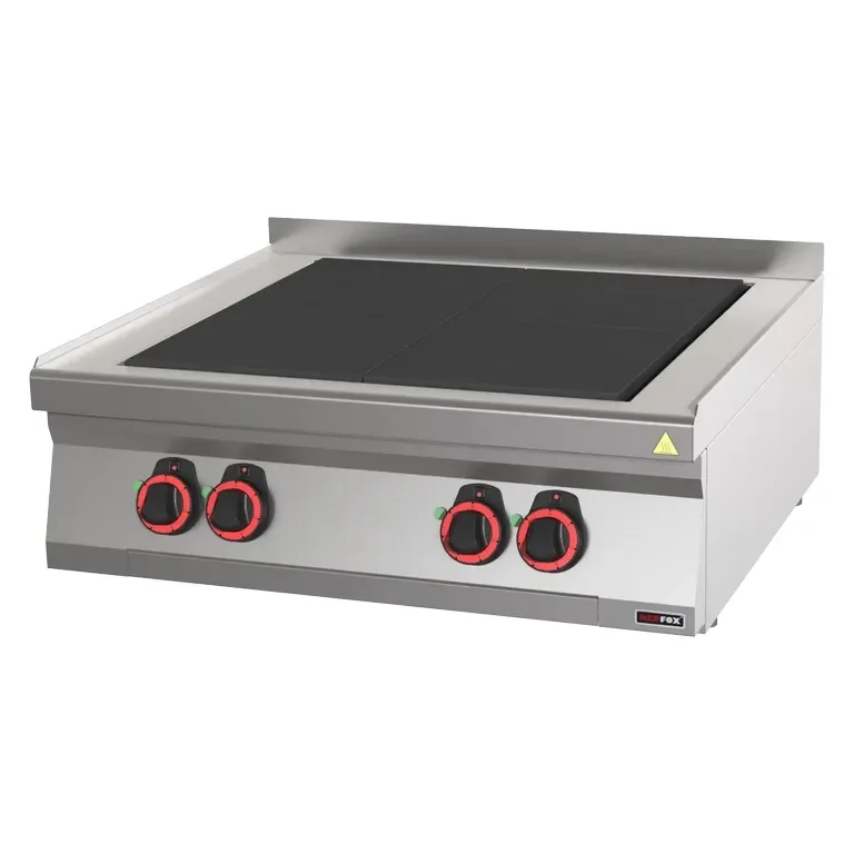 Cuisinière professionnelle électrique avec 4 coup de feu à poser Haute Qualité