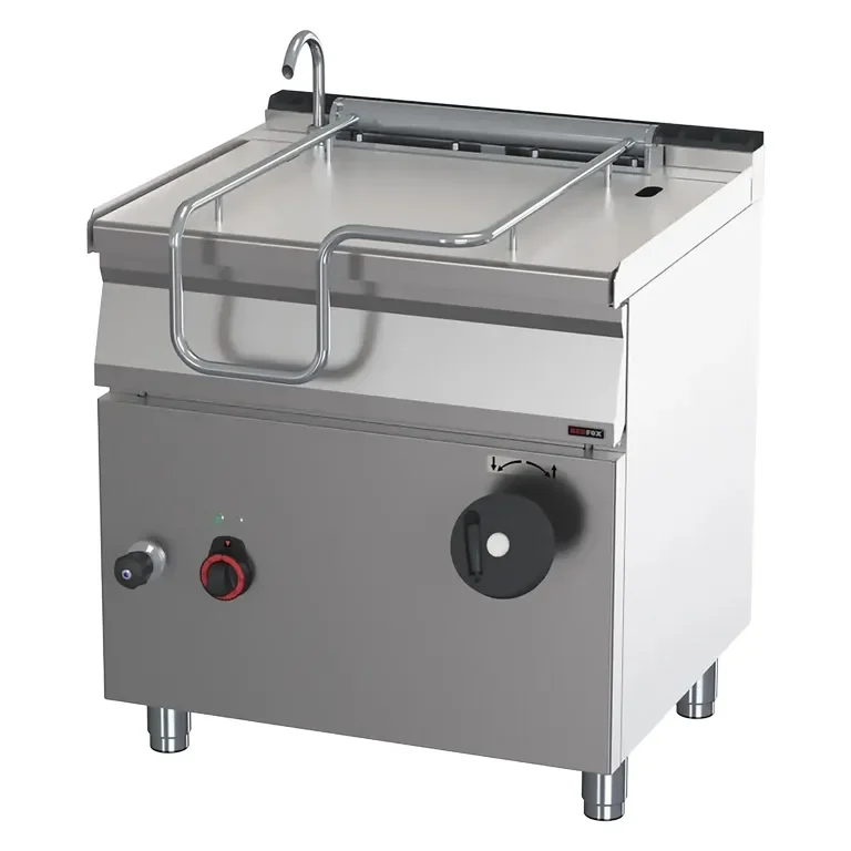 Sauteuse à bascule de restauration professionnelle manuelle électrique 50 l fond en inox Promotion