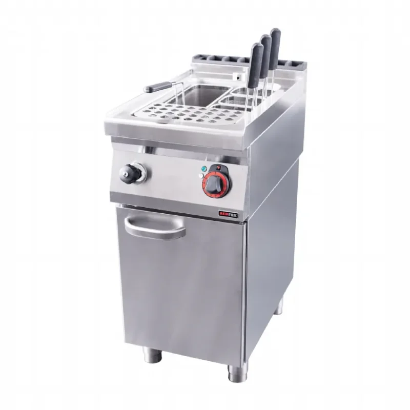 Cuiseur à pâtes professionnel triphasée cuve 23 l avec soubassement Acheter Direct