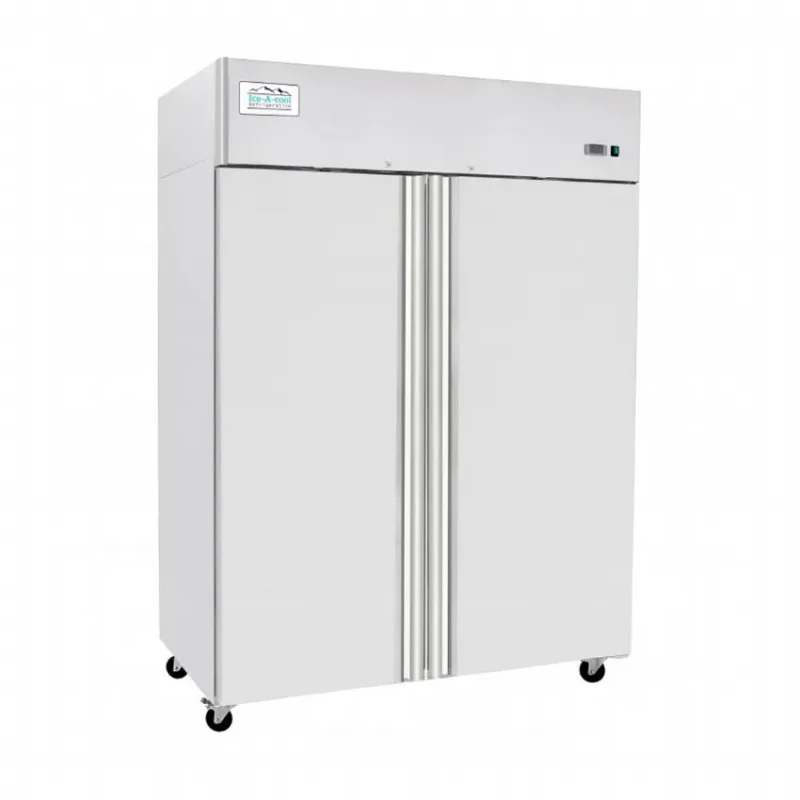 Prix Réduit Armoire réfrigérée négative 2 portes pleines gn2/1 & 600x400 - 1314 x 800 x 2065 mm