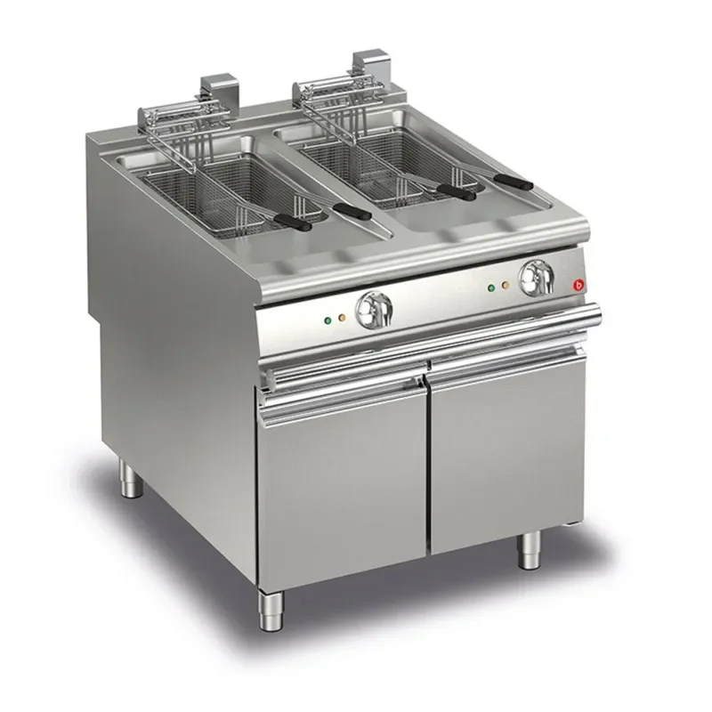 Certifié Friteuse professionnelle électrique sur coffre - 22lx2