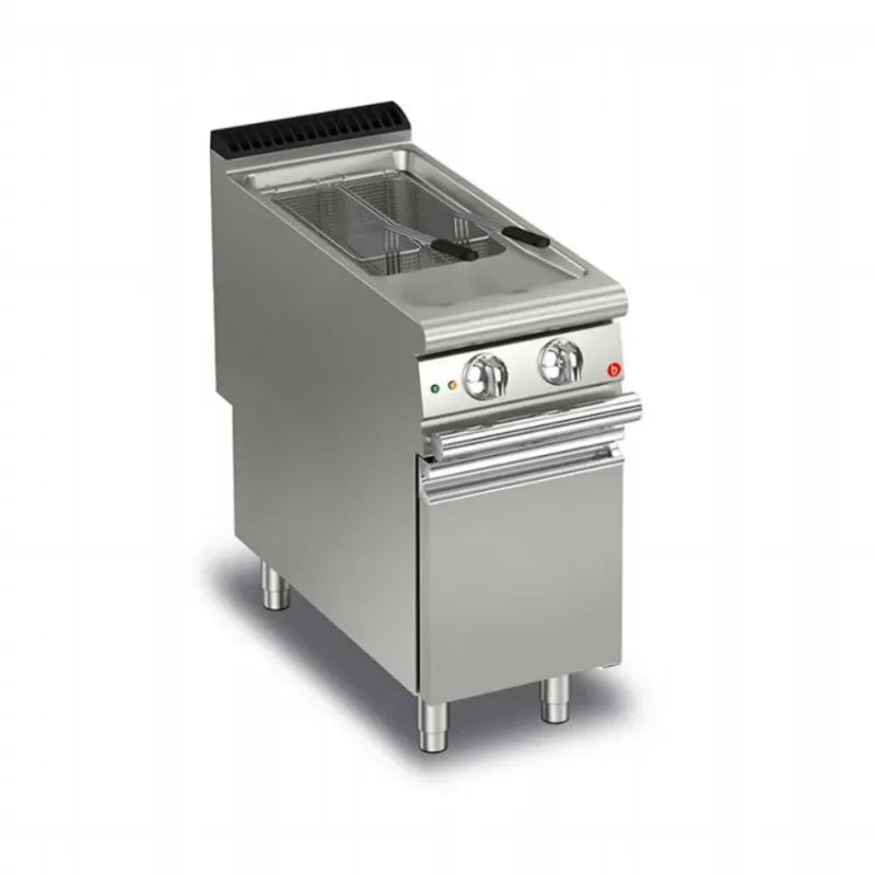 Friteuse professionnelle gaz sur coffre - 23l 390x650 Commande En Gros