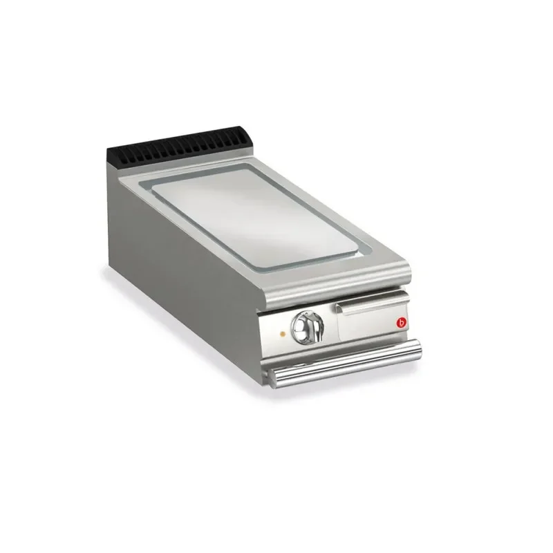Plancha gaz professionnelle chrome lisse305x660 Prix Bas
