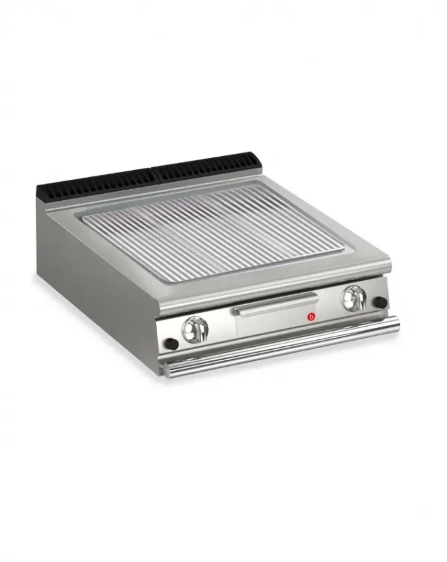Acheter En Ligne Plancha gaz professionnelle rainurée705x660