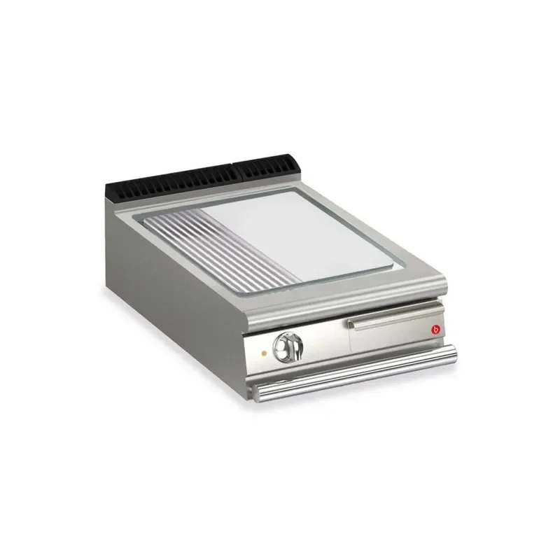 Plancha électrique professionnelle 1/3 rainurée600x900x250 Prix Cassé
