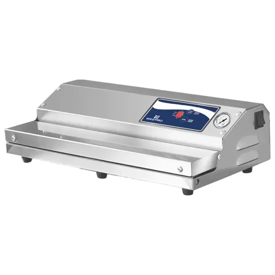Machine sous vide à aspiration externe inox - avec soudure 350 mm et 20 l/min Haute Qualité