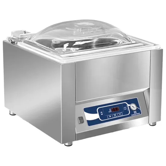 Paiement Sécurisé Machine sous vide à cloche inox à poser - avec soudure 450 mm et 18 m³/h