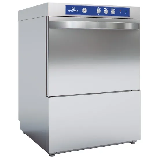 Lave-vaisselle mécanique monophasé avec doseur détergent panier 50x50 cm Authentique