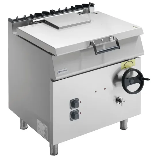 Sauteuse basculante électrique cuve inox avec capacité 60 l - 9 kw Commander Vite