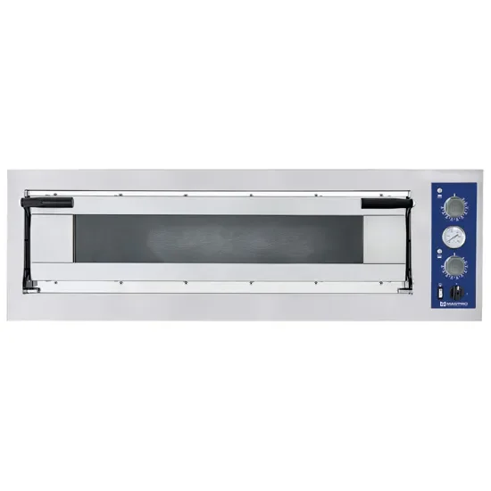 Offre Limitée Four à pizza électrique 1 chambre commandes mécaniques avec 6 pizzas diamètre 35 cm