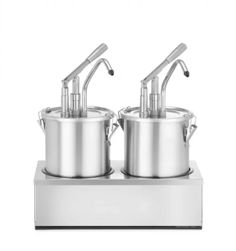 Quantité Limitée 2 récipient à sauce distribut. 2x 4,5 l inox