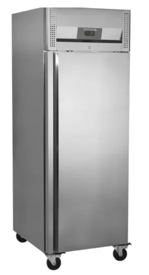 Armoire réfrigérée positive professionnelle en inox avec 1 porte pleine gn 2/1 Petit Prix