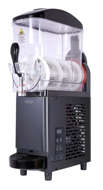 Machine à granitas professionnelle noire 12 litres - 290x570x945 mm Jusqu’à Épuisement Des Stocks