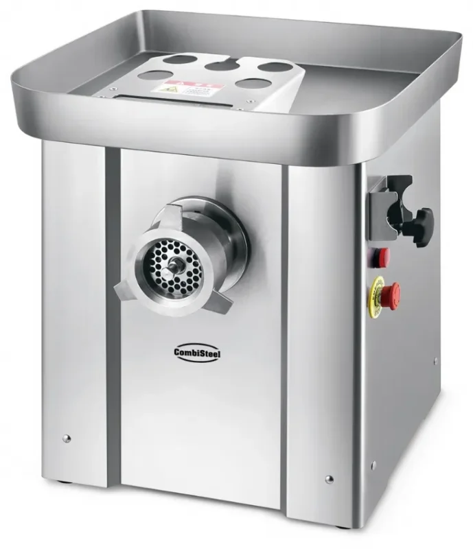 Commander Maintenant Hachoir à viande professionnel en inox avec tête fixe - 500kg/h 400v