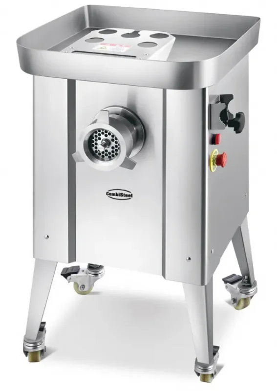 Offre Exclusive Hachoir à viande professionnel triphasé en inox - 500 kg/h