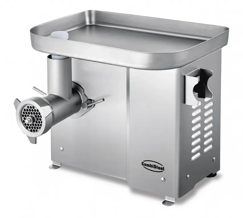 Hachoir à viande professionnel triphasé en inox - 250 kg/h Livraison Express