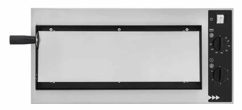 Dernière Chance Four à pizza électrique professionnel compact avec 1 chambre pour 1 pizza 32 cm