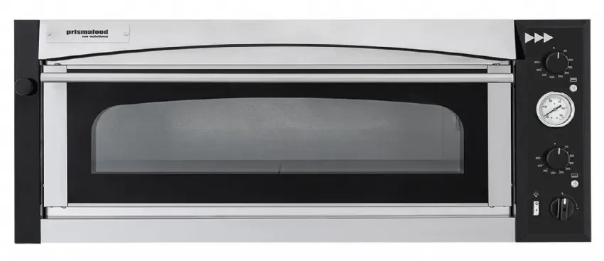 Super Prix Four à pizza électrique large 1 chambre 4 pizzas 35 cm 1 porte entièrement vitrée