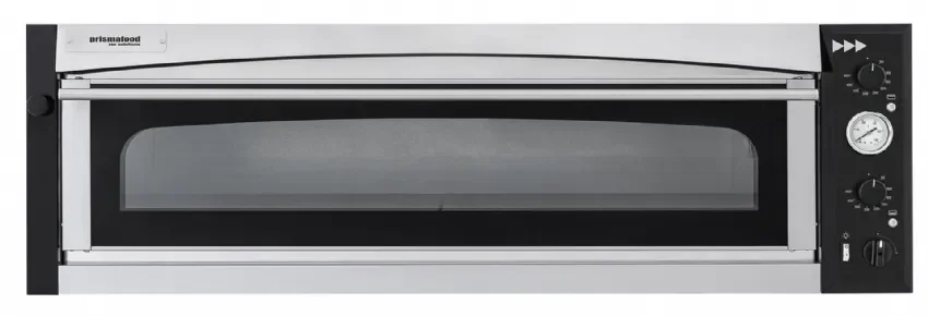 Four à pizza électrique professionnel large inox 1 chambre 6 pizzas 35 cm Offre Spéciale