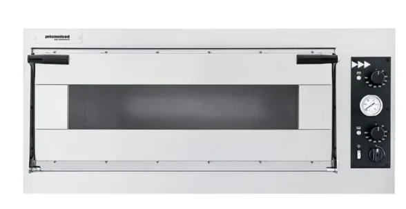 Four à pizza professionnel électrique 1 chambre 6 pizzas 35 cm 3 plaques 40x60 cm Quantité Limitée