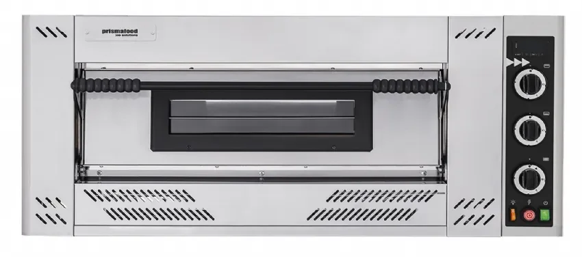Four à pizza gaz professionnel large inox 1 chambre 6 pizzas 35 cm Remise
