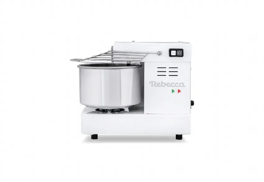 Pétrin à spirale professionnel monophasé inox avec cuve fixe - 7 litres Quantité Limitée