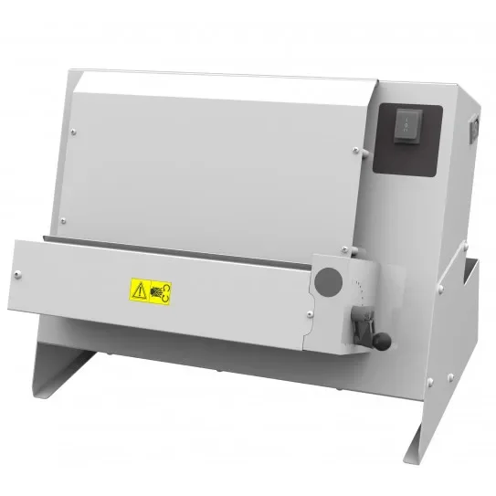 Réduction Façonneuse pour pizzerias inox avec pédale électrique 26 - 40 cm