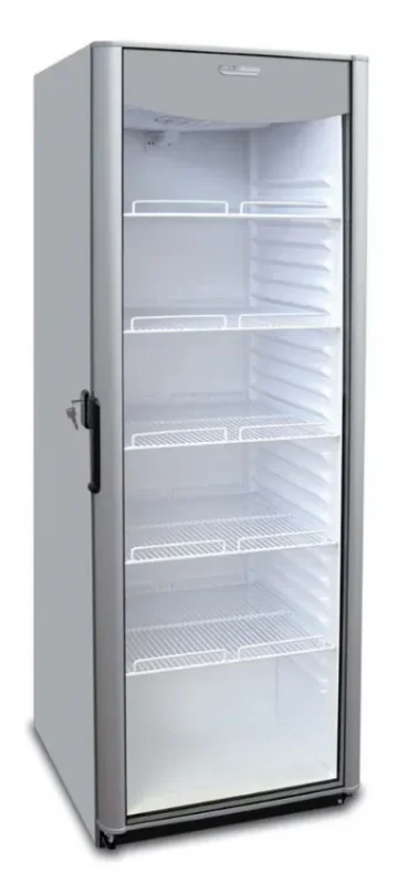 Réfrigérateur à boissons 1 porte vitrée inox température +1/+10 °c - 382 l Vente Flash