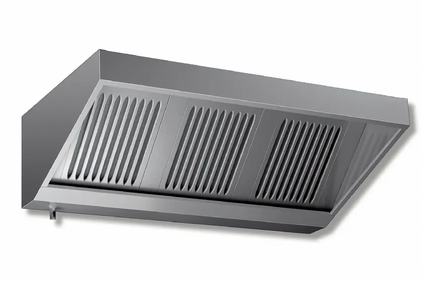 Hotte murale snack avec moteur 2000x1100x450mm Dernière Chance