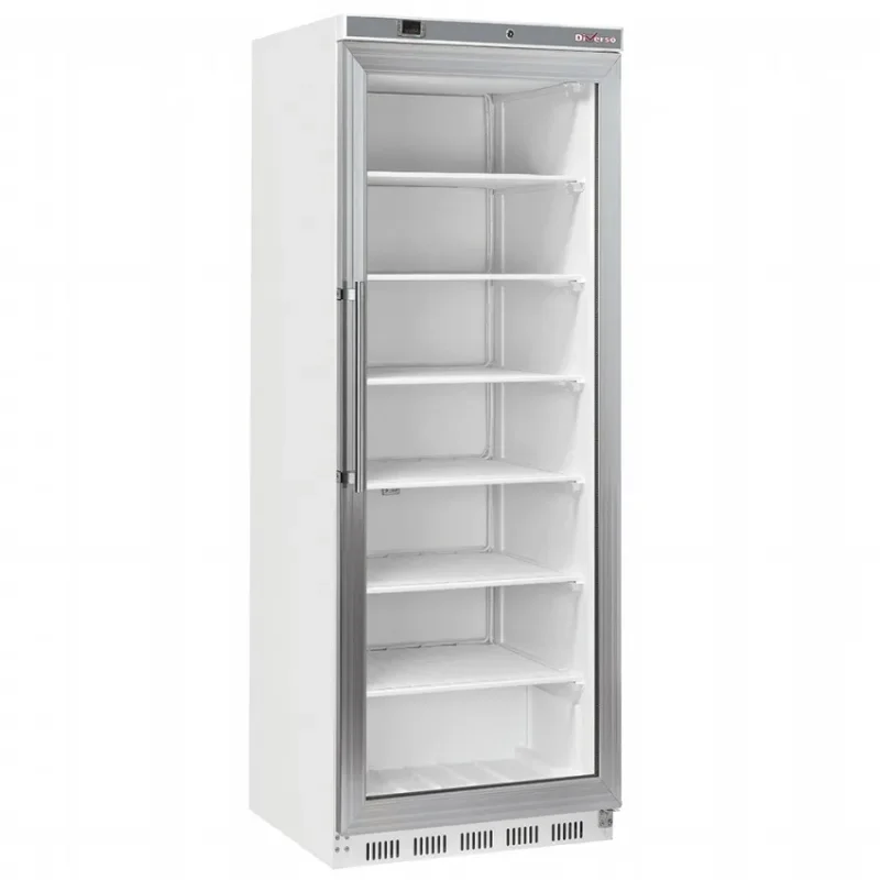 Congélateur professionnel blanche 1 porte vitrée – 400 litres Prix Réduit