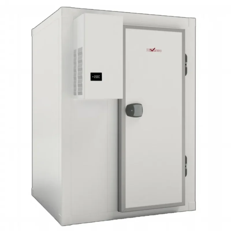 Réduction Chambre froide avec groupe positive -2 à +8 isolation 60 mm - 1750x1550x2150 mm