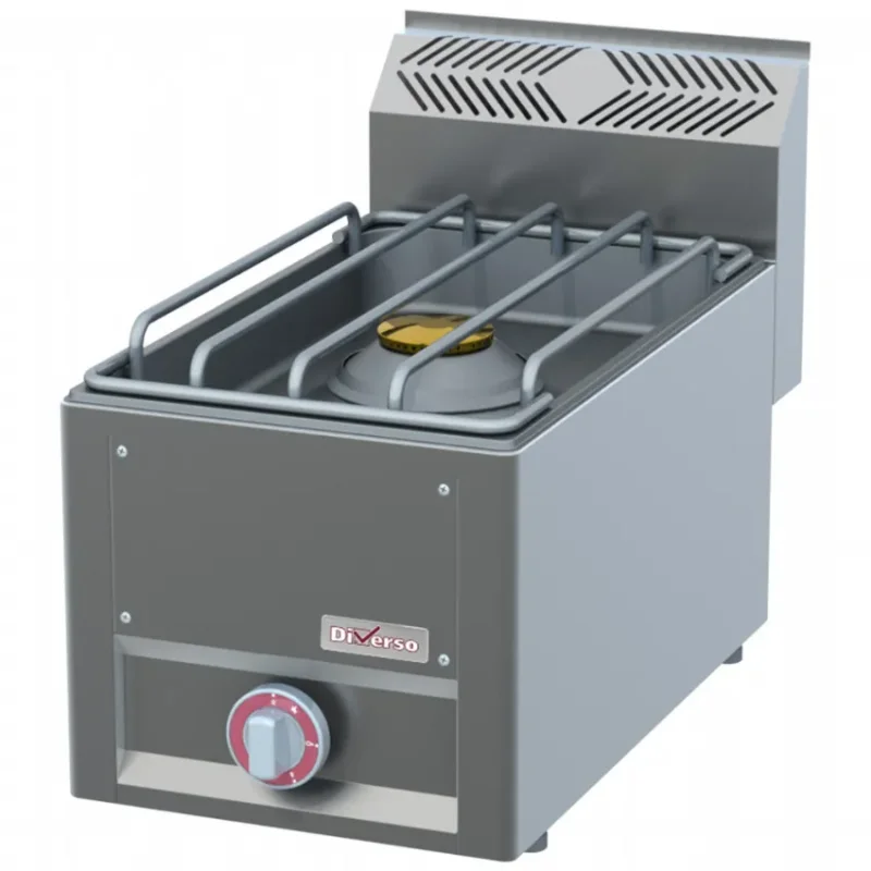 Vente Directe Cuisinière professionnelle en inox avec 1 feux 8 kw