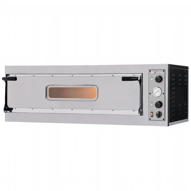 Produit De Marque Four électrique professionnel 1 chambre 3 pizzas 350 mm