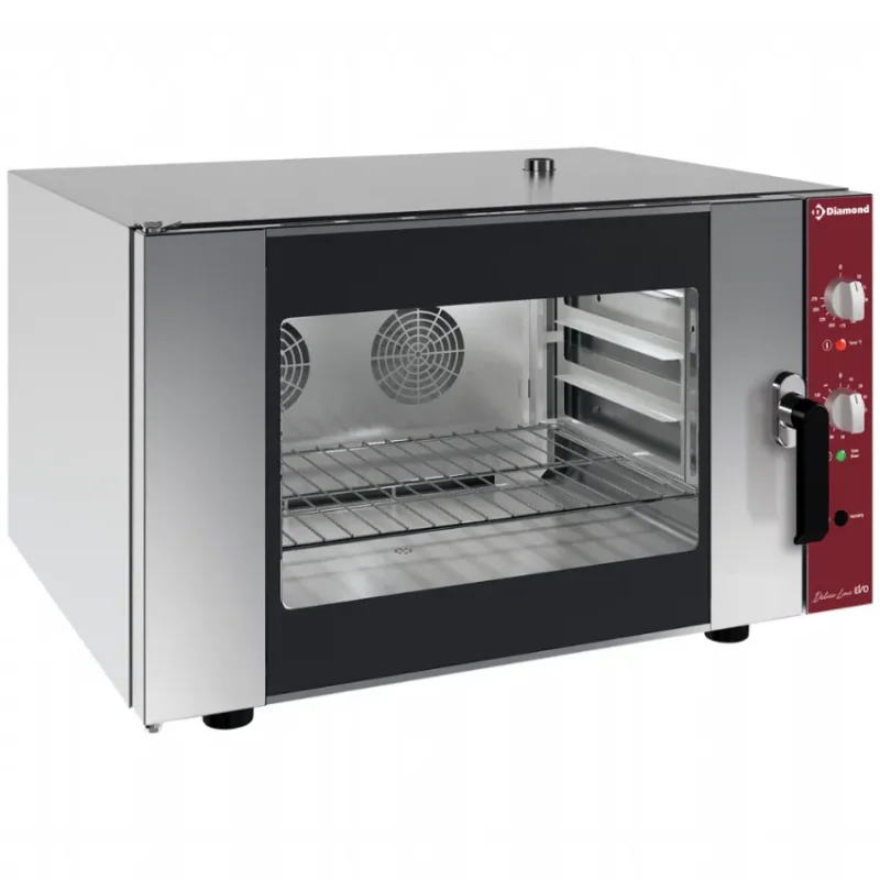 Four électrique à convection avec humidificateur manuel - 4 niveaux 600x400 mm Dernier Modèle