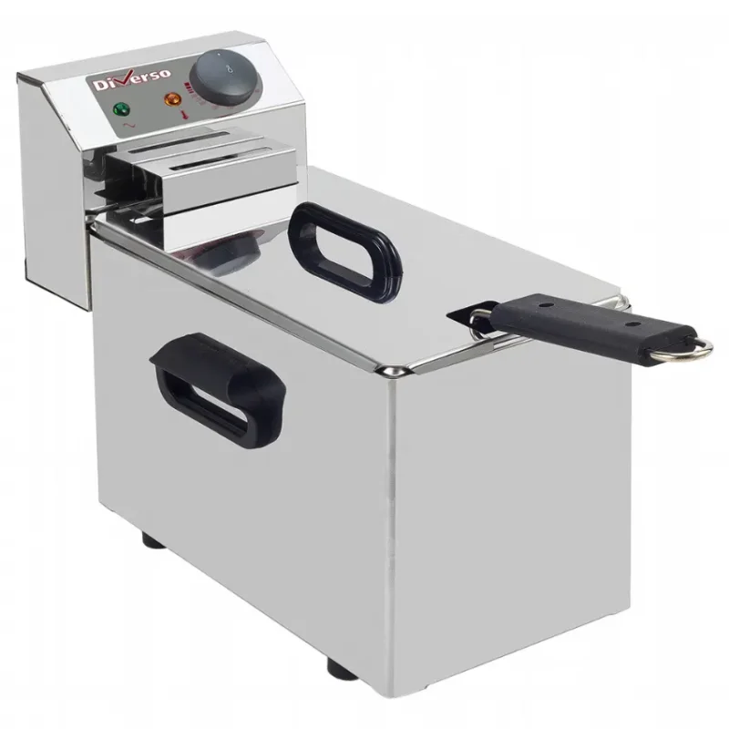 Friteuse professionnelle électrique de table 1 panier 1 cuve 4 litres Certifié