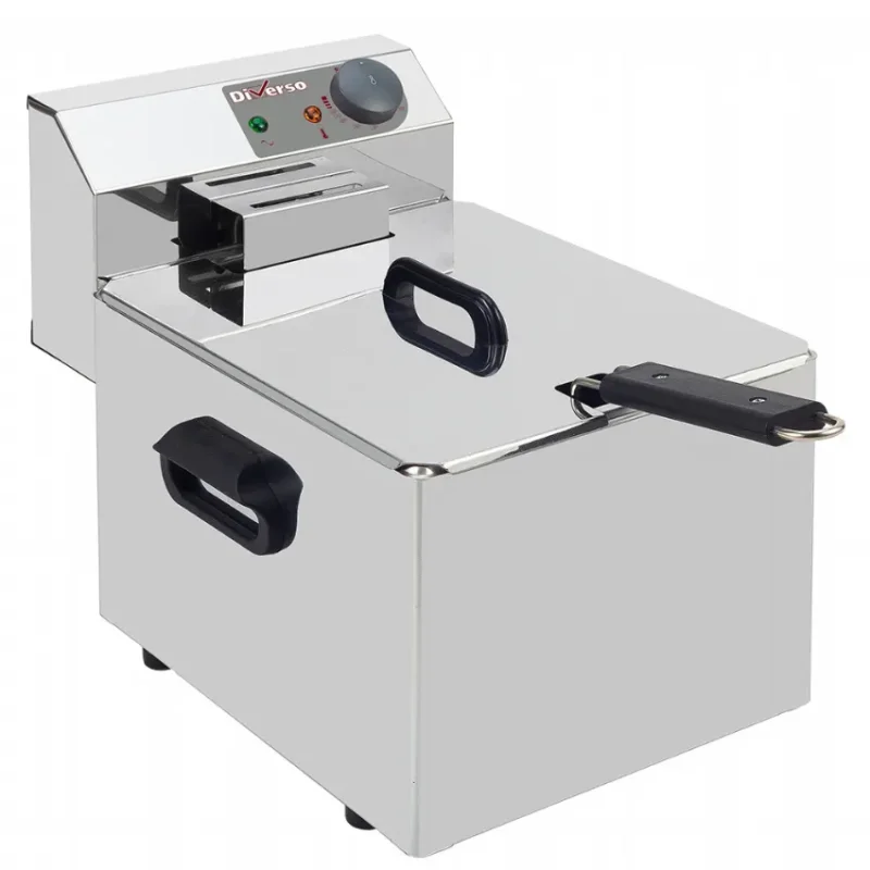 Nouvel Arrivage Friteuse électrique de table en inox 1 panier 1 cuve 7 litres