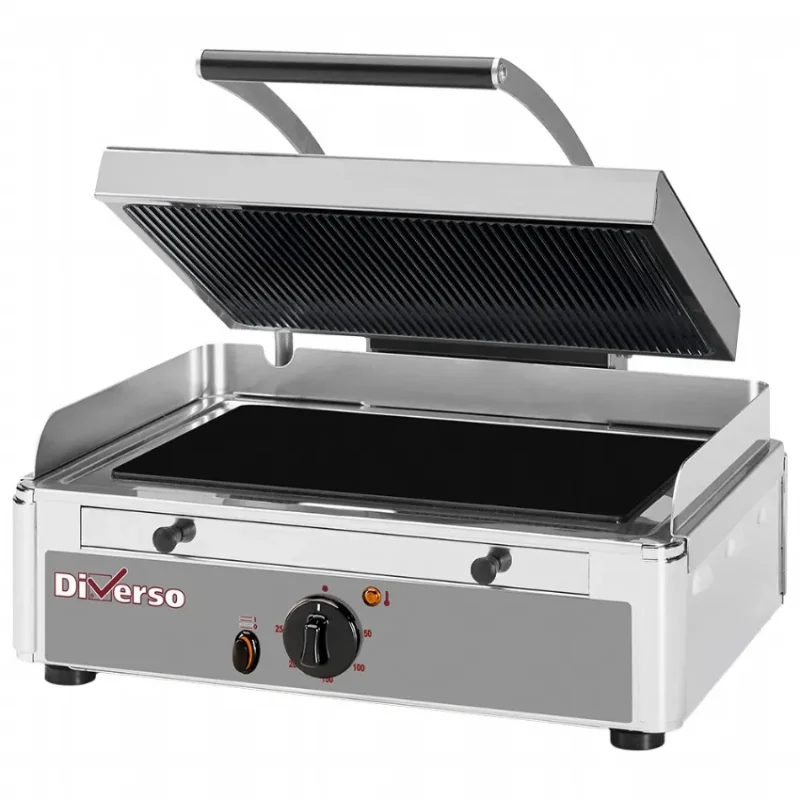 Vente Directe Grill panini medium vitrocéramique 1 plaque lisse - 370x250 mm