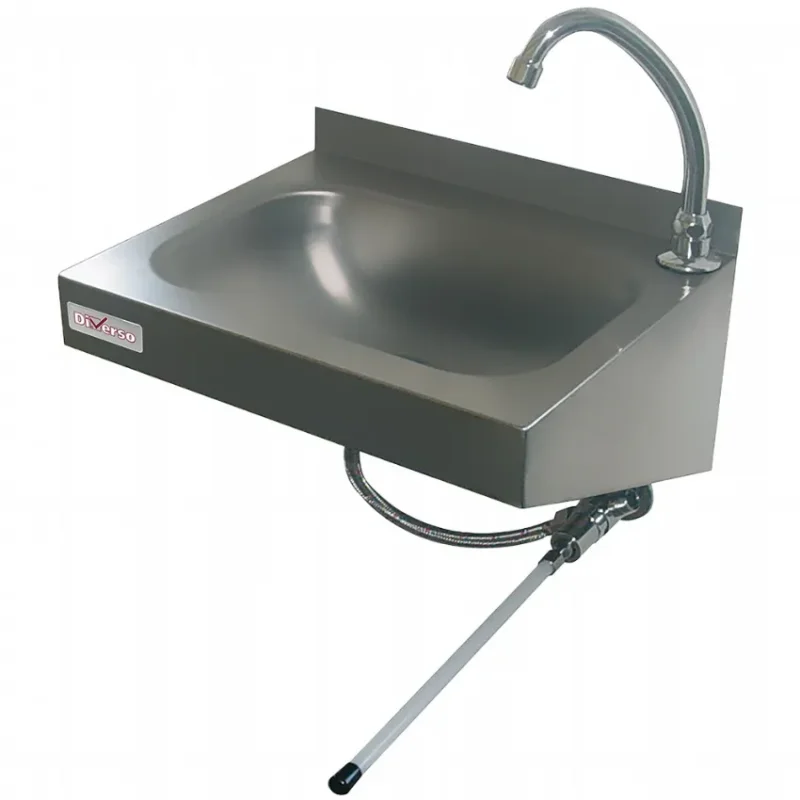 Lave-mains mural en inox pour eau froide Populaire