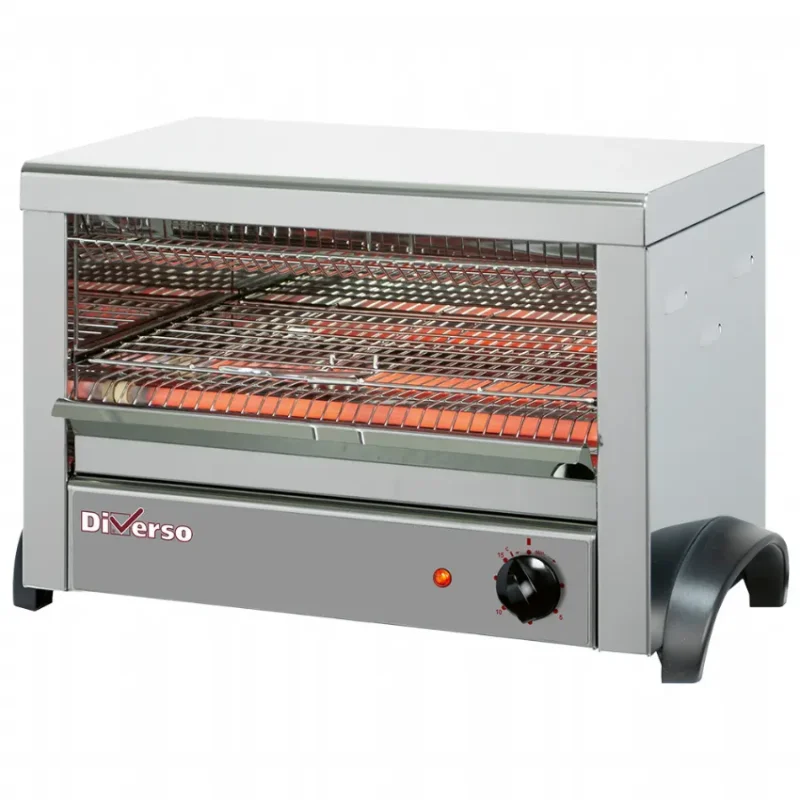 Toaster salamandre inox avec 3 pinces et résistances au quartz Livraison Gratuite