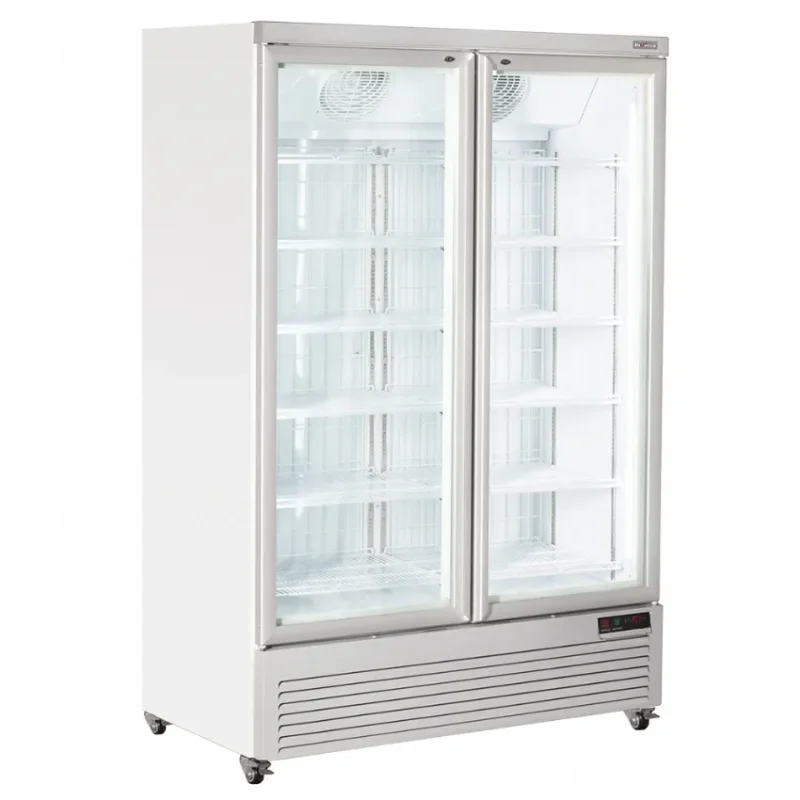 Commander Maintenant Vitrine réfrigérée verticale professionnelle blanche 1084 litres