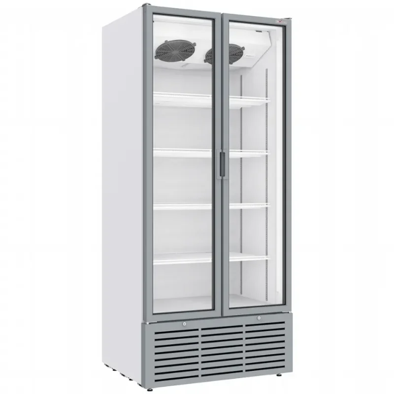 Super Prix Vitrine murale réfrigérée positive blanche avec 2 portes battentes - 804 litres