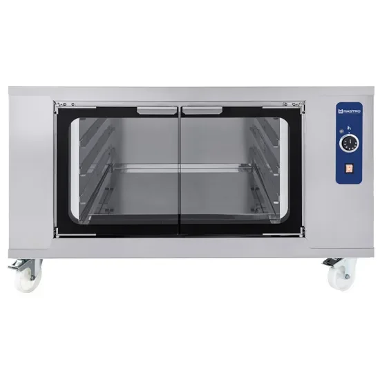 Armoire de fermentation inox sur roues pour fours aif0081-aif0085 avec 6 niveaux 600x400 mm Vente Flash