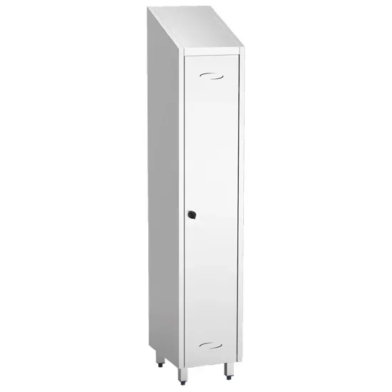 Vestiaire avec 1 casier inox - 370x480xx2010 mm Achetez Aujourd’hui