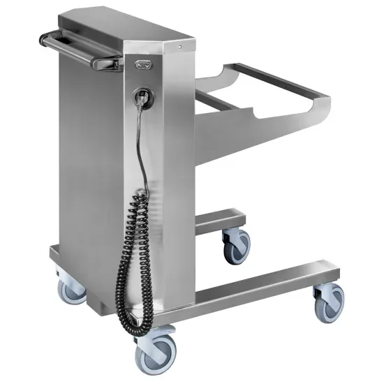 Chariot de levage électrique inox gn 1/1 avec capacité 40 kg Dernière Chance