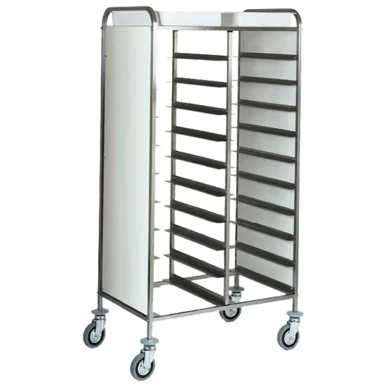 Chariot inox pour plaques gn avec 20 niveaux gn 1/1 Dernier Modèle