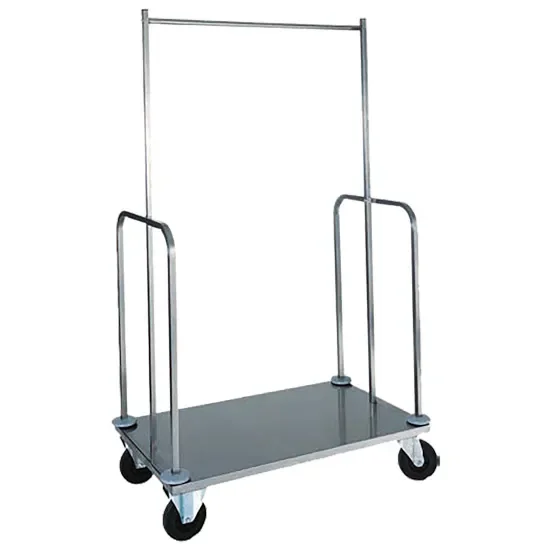 Nouveauté Chariot porte-valises et porte-habits inox avec capacité 200 kg