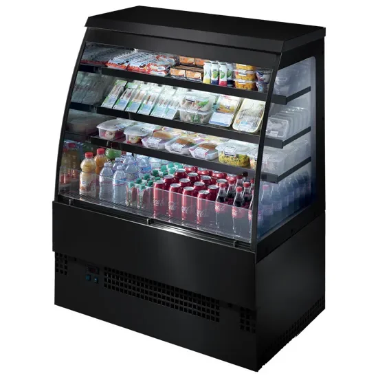 Seulement Aujourd’hui Comptoir réfrigéré ventilé self-service noir température +3/+5°c