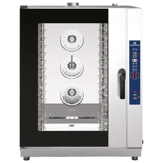 Four mixte gaz digital vapeur directe nettoyage auto avec 10x gn 1/1 ou 600x400 mm Offre Exclusive