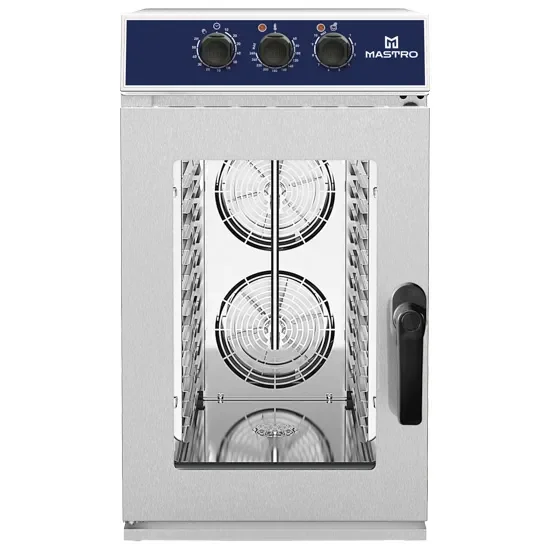 Meilleur Choix Four mixte électrique à vapeur directe commandes mécaniques - avec 10x gn 1/1